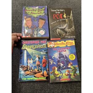 Lot of 4 Big Kids Scary Mystery Books